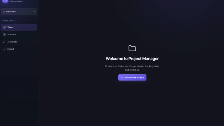 Project Manager Window