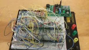 picture of birthday project wiring