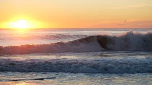 sunrise over ocean