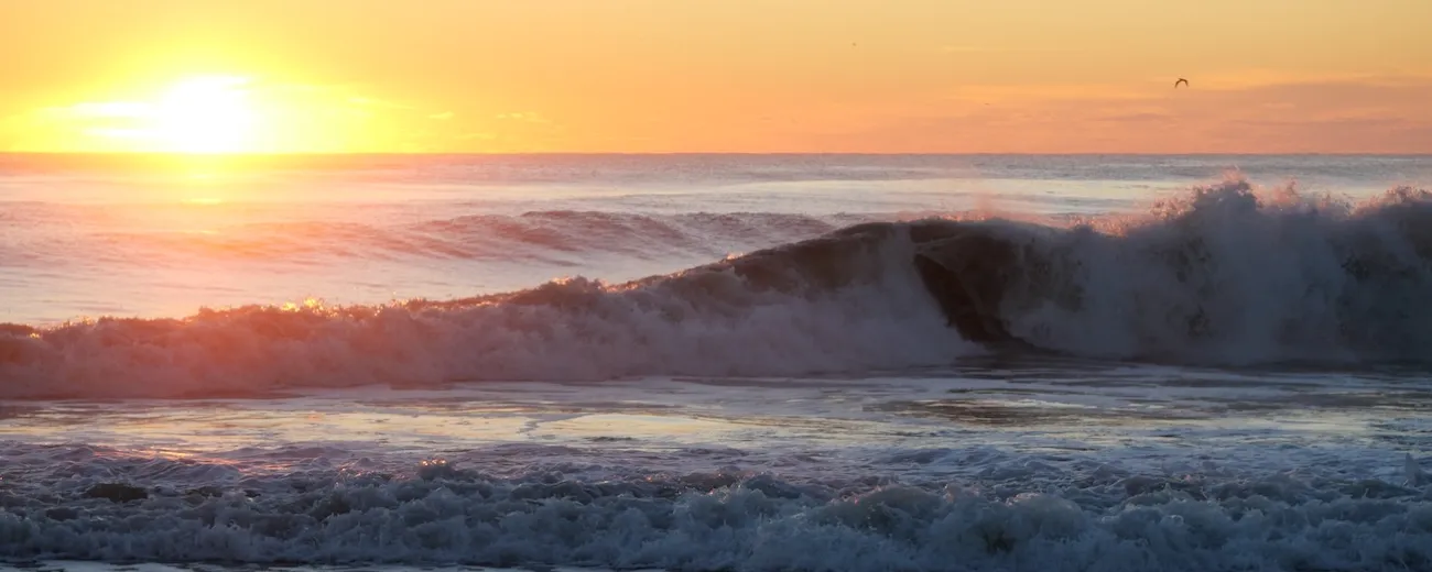 sunrise over ocean